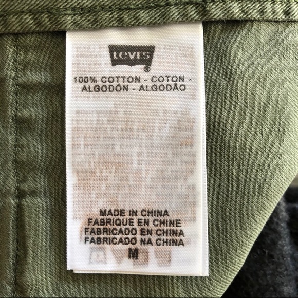 Levi’s Army Green Jacket, Size M - Picture 7 of 9
